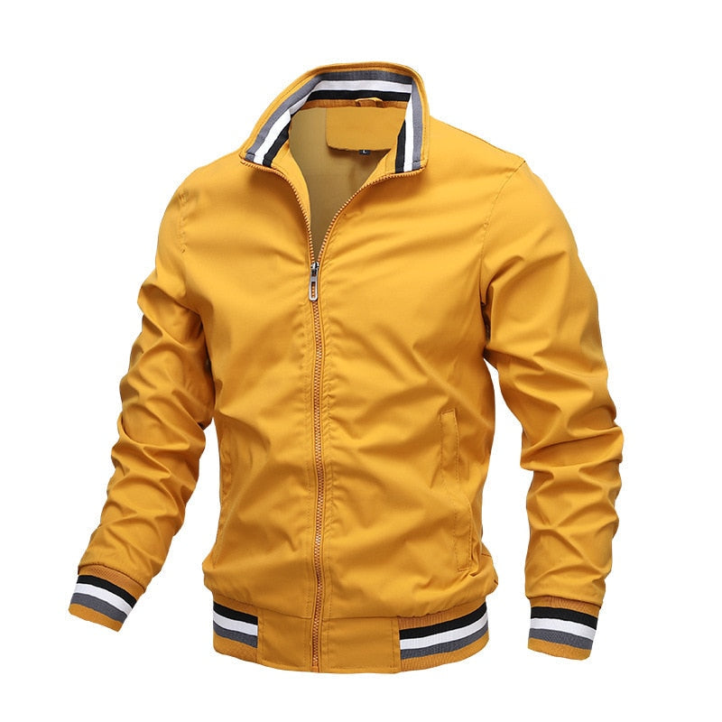 Andrew | Men's Zip Up Casual Classic Bomber Jacket · Oliver Bradley