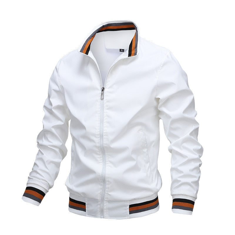 Andrew | Men's Zip Up Casual Classic Bomber Jacket · Oliver Bradley