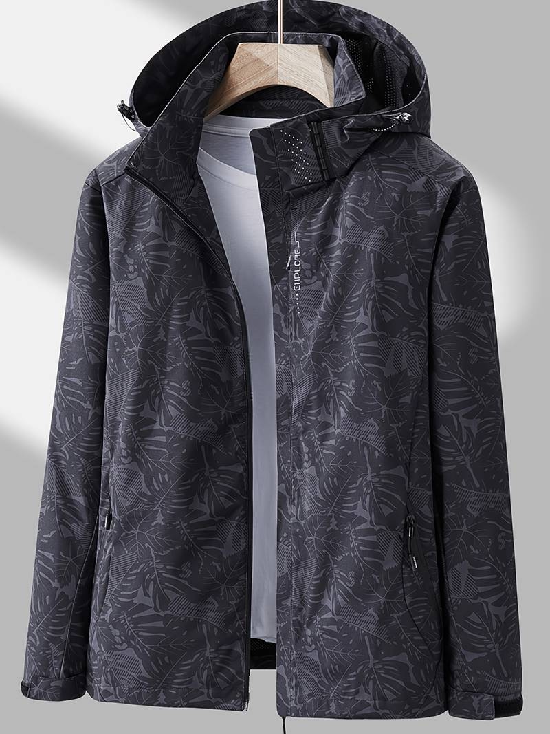 Andrew Veste Imperméable Homme – Coupe-Vent Élégante & Respirante pour Toutes Saisons