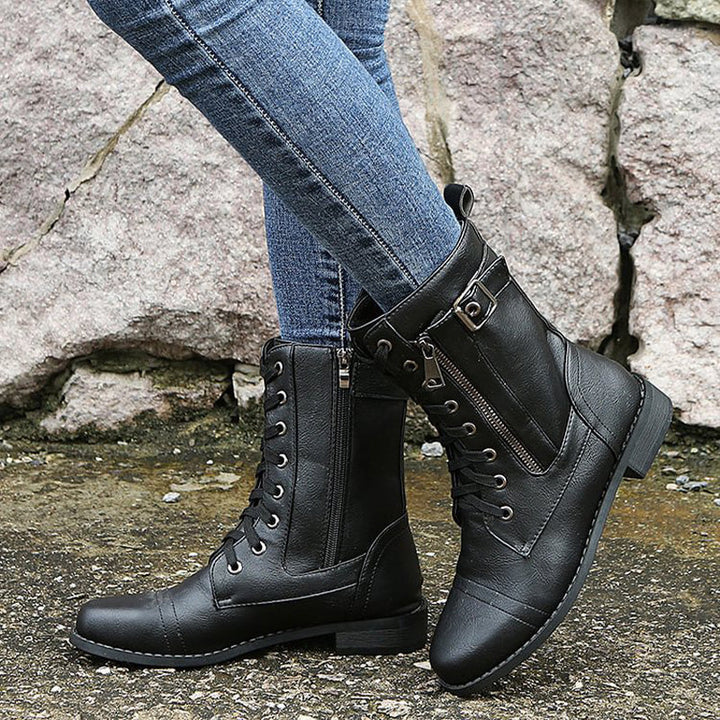Anna | Orthopedic Women Boots With Side Zip · Oliver Bradley