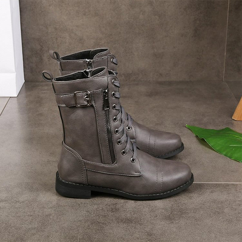 Anna | Orthopedic Women Boots With Side Zip · Oliver Bradley