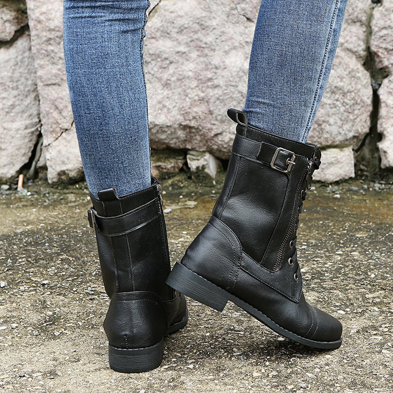 Anna | Orthopedic Women Boots With Side Zip · Oliver Bradley