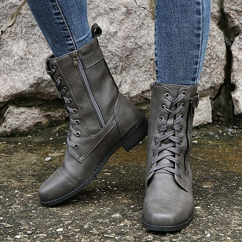 Anna | Orthopedic Women Boots With Side Zip · Oliver Bradley