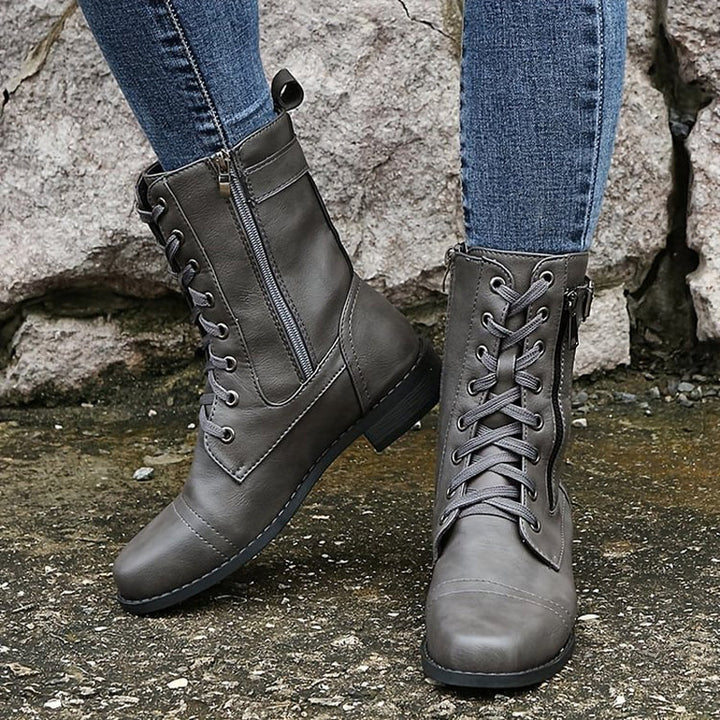 Anna | Orthopedic Women Boots With Side Zip · Oliver Bradley