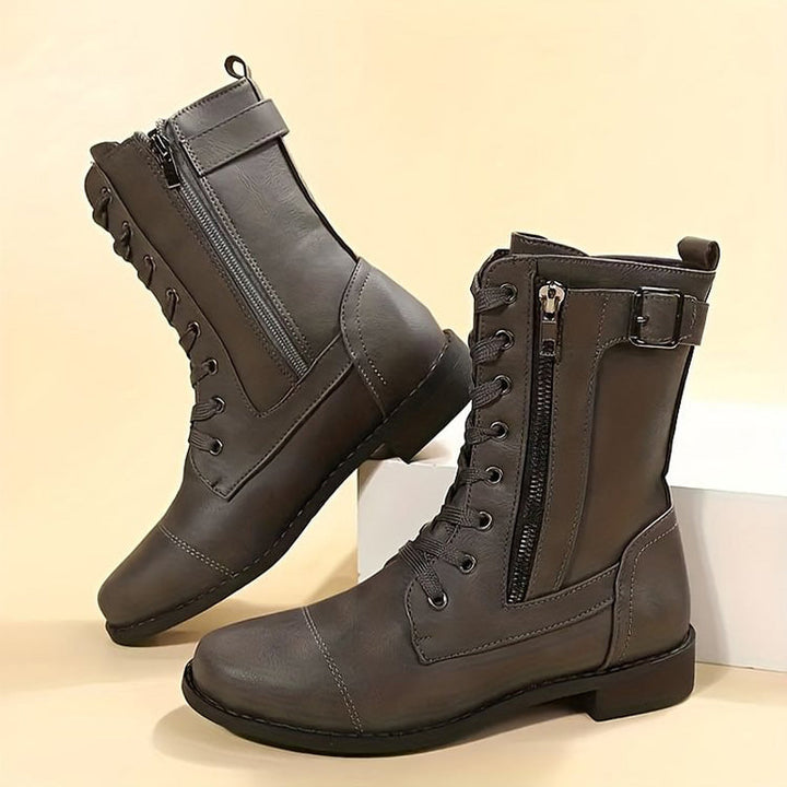 Anna | Orthopedic Women Boots With Side Zip · Oliver Bradley