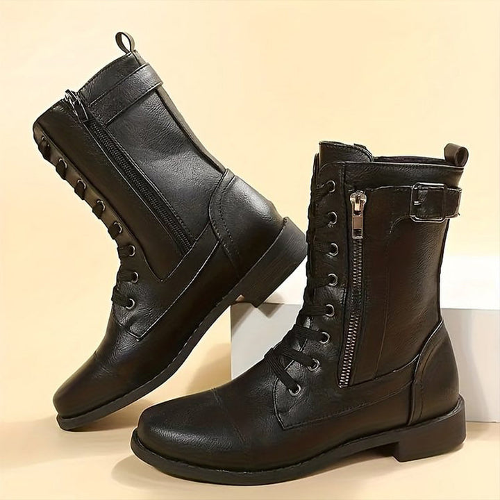 Anna | Orthopedic Women Boots With Side Zip · Oliver Bradley