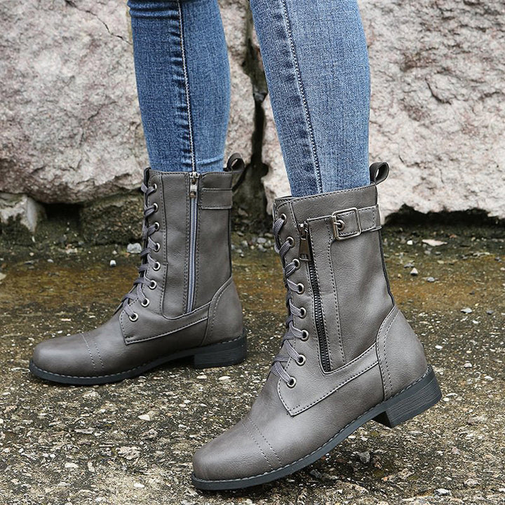 Anna | Orthopedic Women Boots With Side Zip · Oliver Bradley