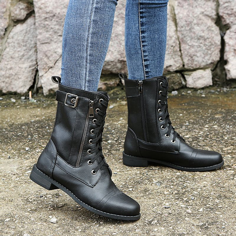 Anna | Orthopedic Women Boots With Side Zip · Oliver Bradley