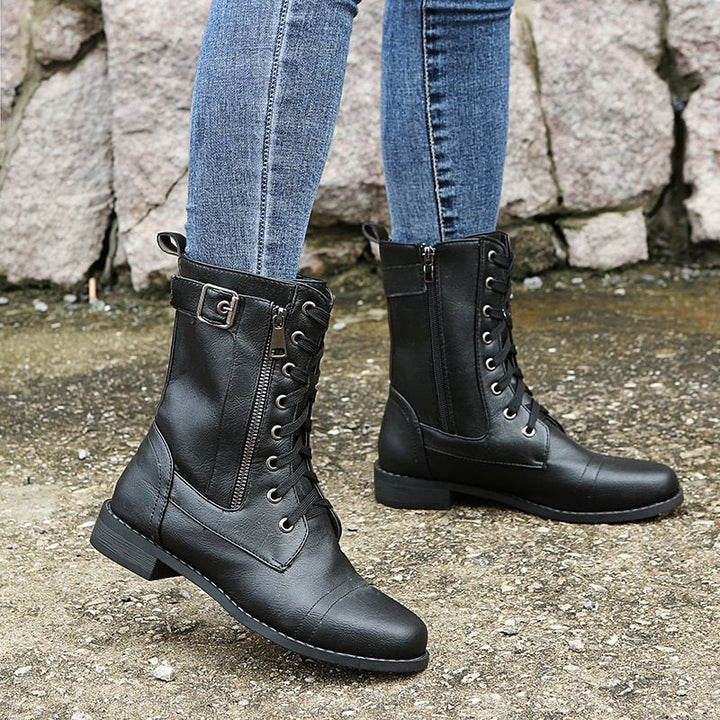 Anna | Orthopedic Women Boots With Side Zip · Oliver Bradley