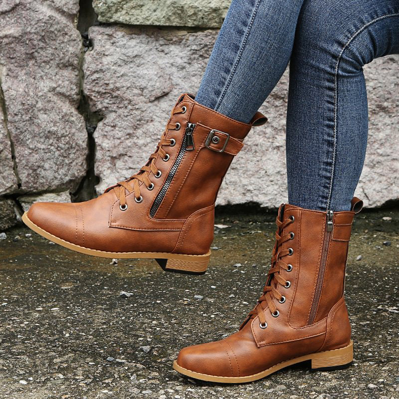 Anna | Orthopedic Women Boots With Side Zip · Oliver Bradley