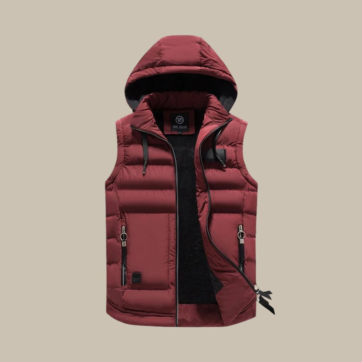 Anthony – Stylish Spring Hooded Bodywarmer Vest for Men · Oliver Bradley