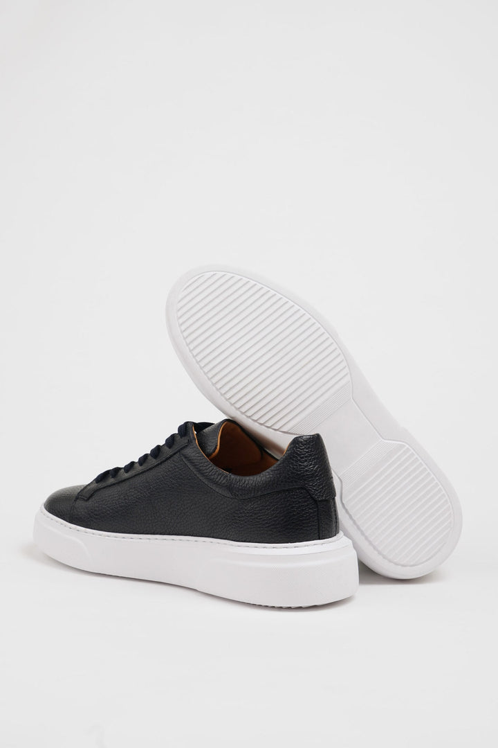 Antibes Casual Sneaker — Navy, Pool Sole · Oliver Bradley