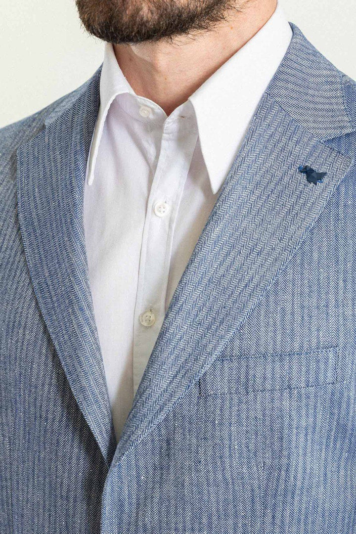 Antibes Wedding Blazer — Blue · Oliver Bradley