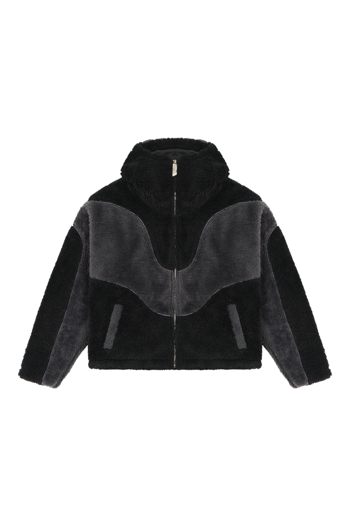 Ash Black Fleece Jacket · Oliver Bradley