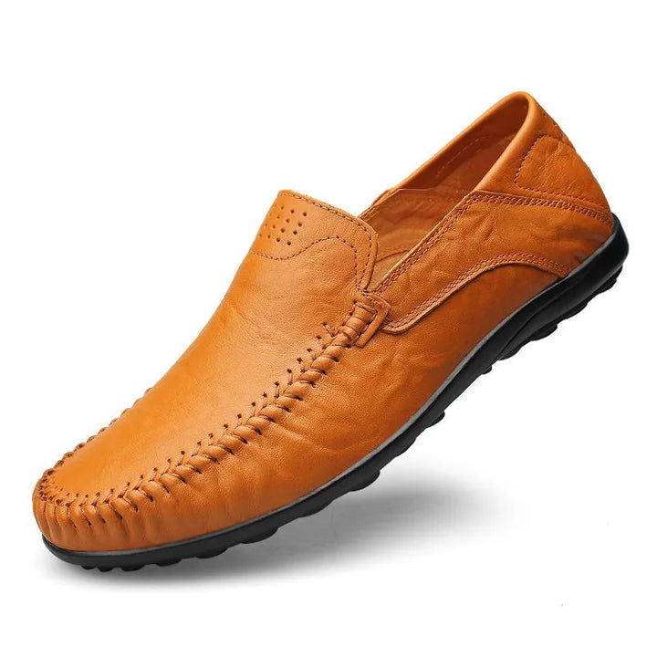 Aure Italian 100% Genuine Leather Loafers · Oliver Bradley