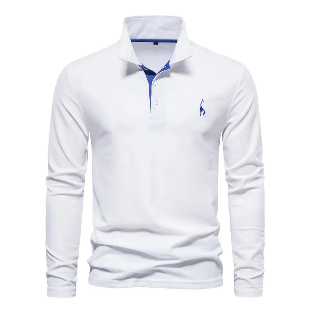 Bastian Long-Sleeve Polo · Oliver Bradley