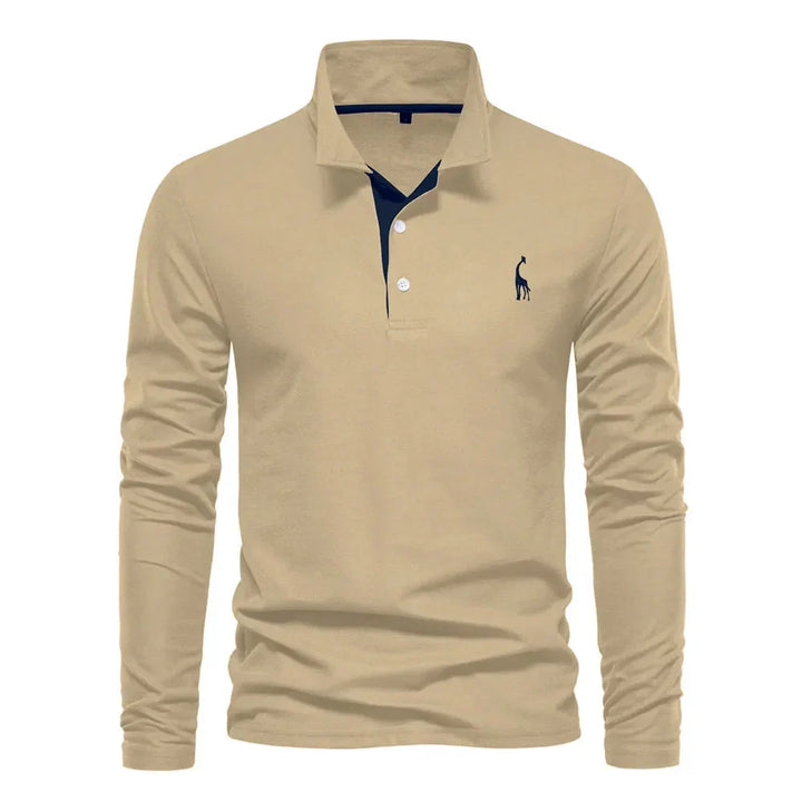 Bastian Long-Sleeve Polo · Oliver Bradley