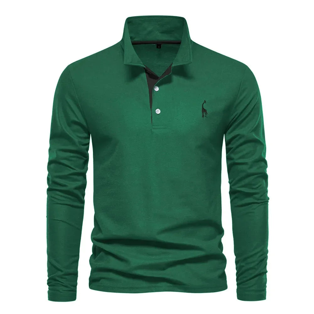 Bastian Long-Sleeve Polo · Oliver Bradley