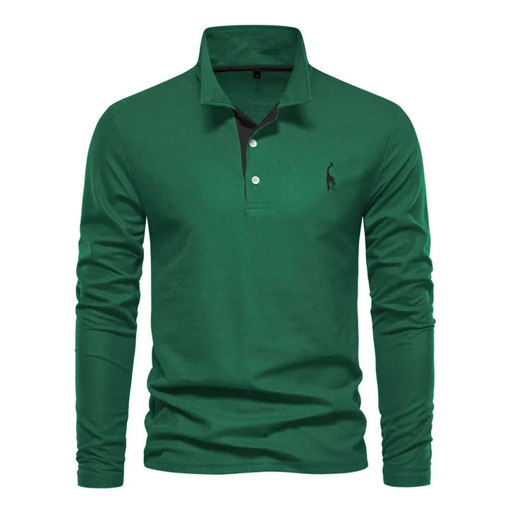 Bastian Long-Sleeve Polo · Oliver Bradley