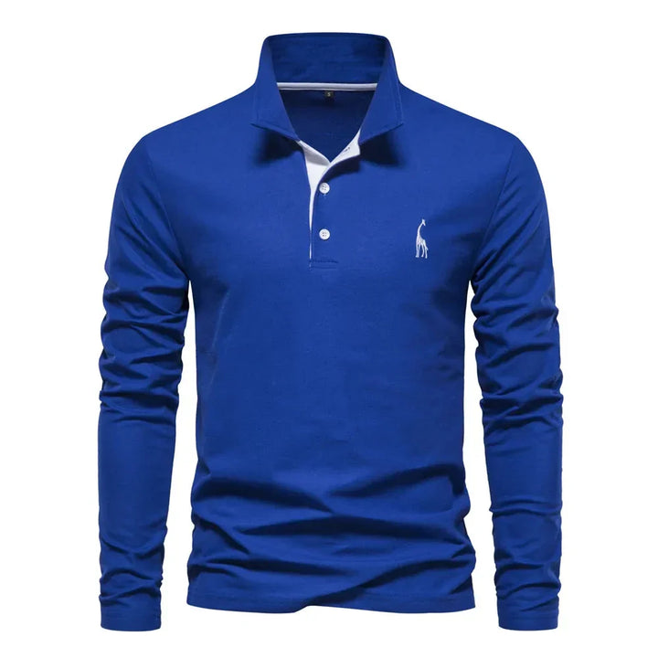Bastian Long-Sleeve Polo · Oliver Bradley