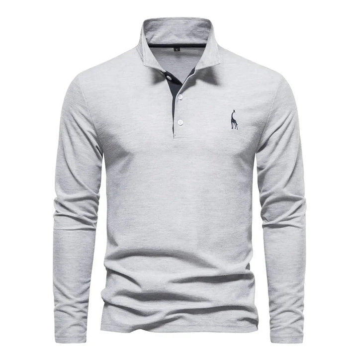 Bastian Long-Sleeve Polo · Oliver Bradley