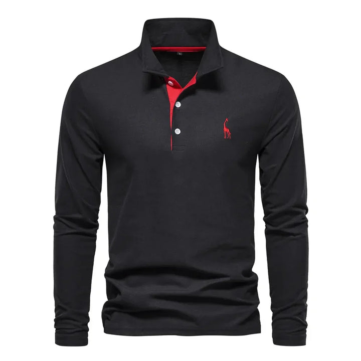 Bastian Long-Sleeve Polo · Oliver Bradley