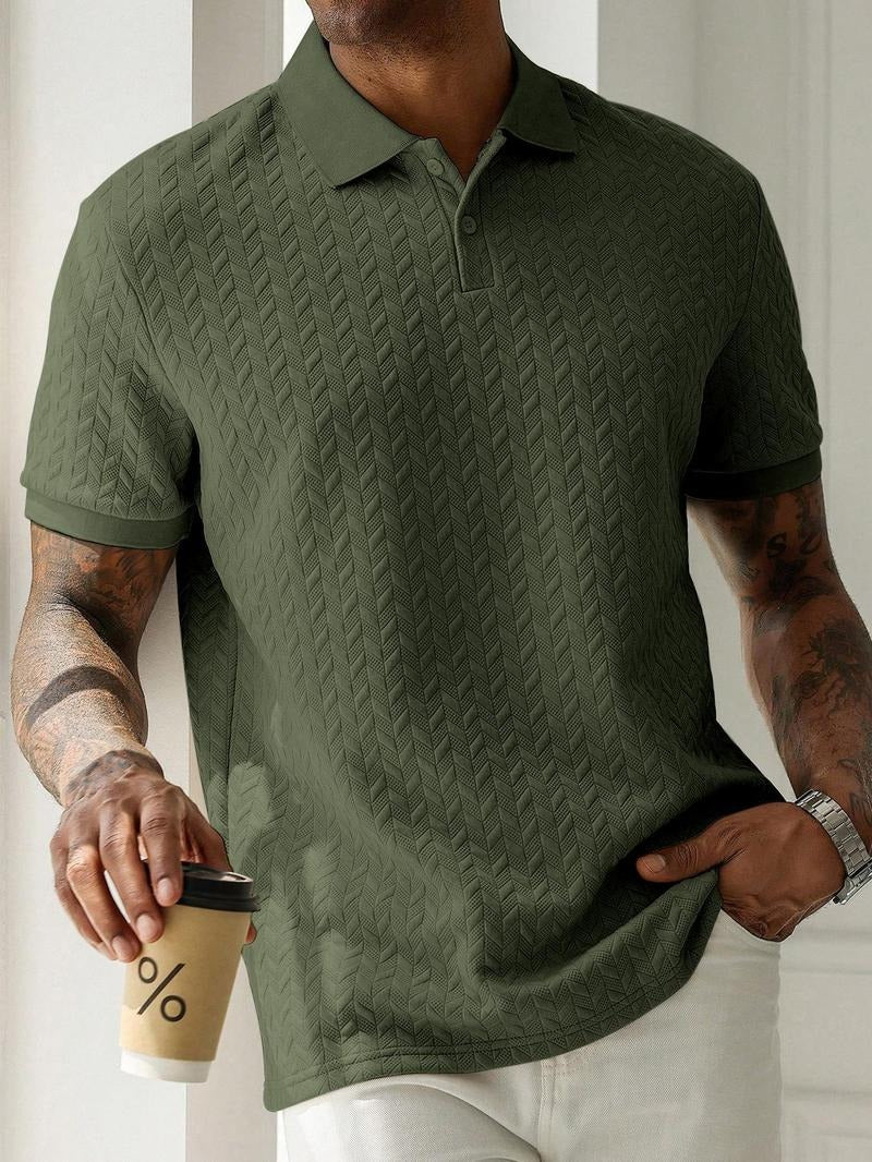 Belvento Jacquard Polo · Oliver Bradley
