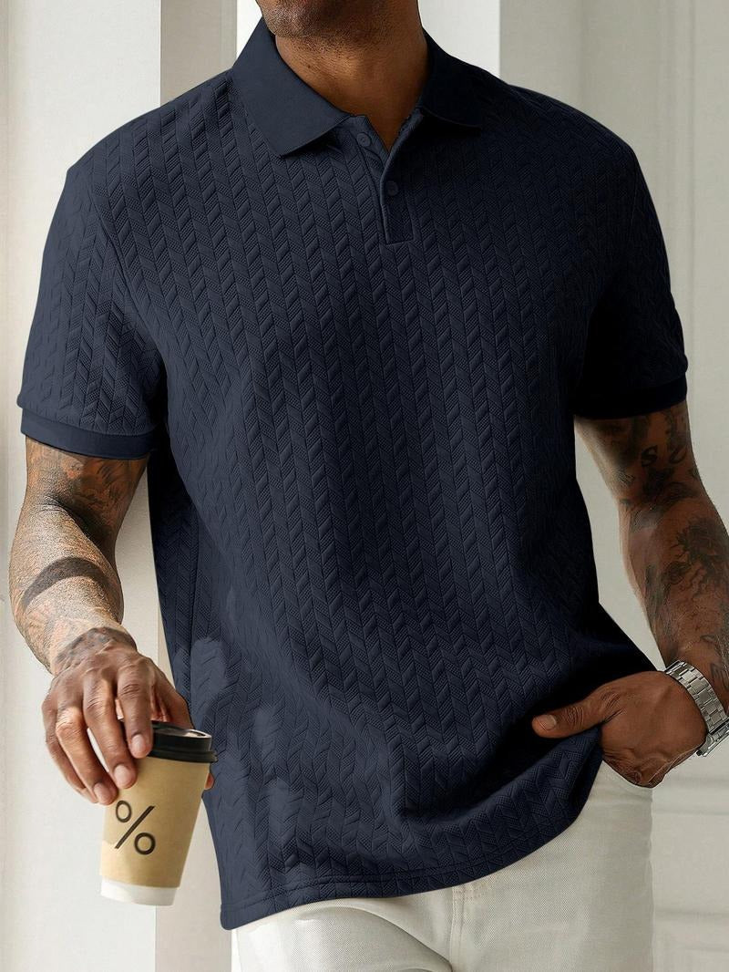 Belvento Jacquard Polo · Oliver Bradley