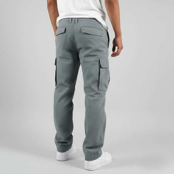 Benjamin | Men’s Relaxed Fit Cargo Pants with Side Pockets Streetwear · Oliver Bradley