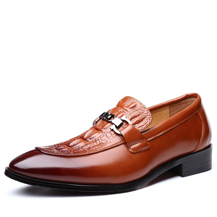 Benjy Men’s Brogue Shoes – Classic Wingtip Dress Shoe | Smart Casual & Formal Wear