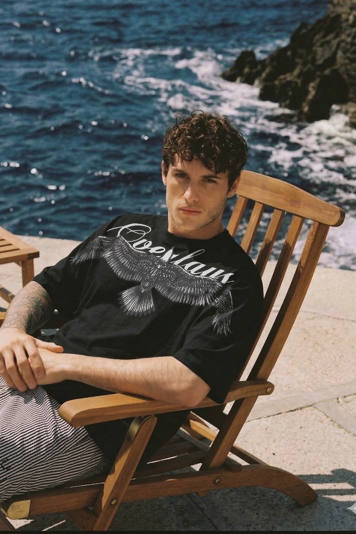 Black Spirit Wings T-Shirt · Oliver Bradley