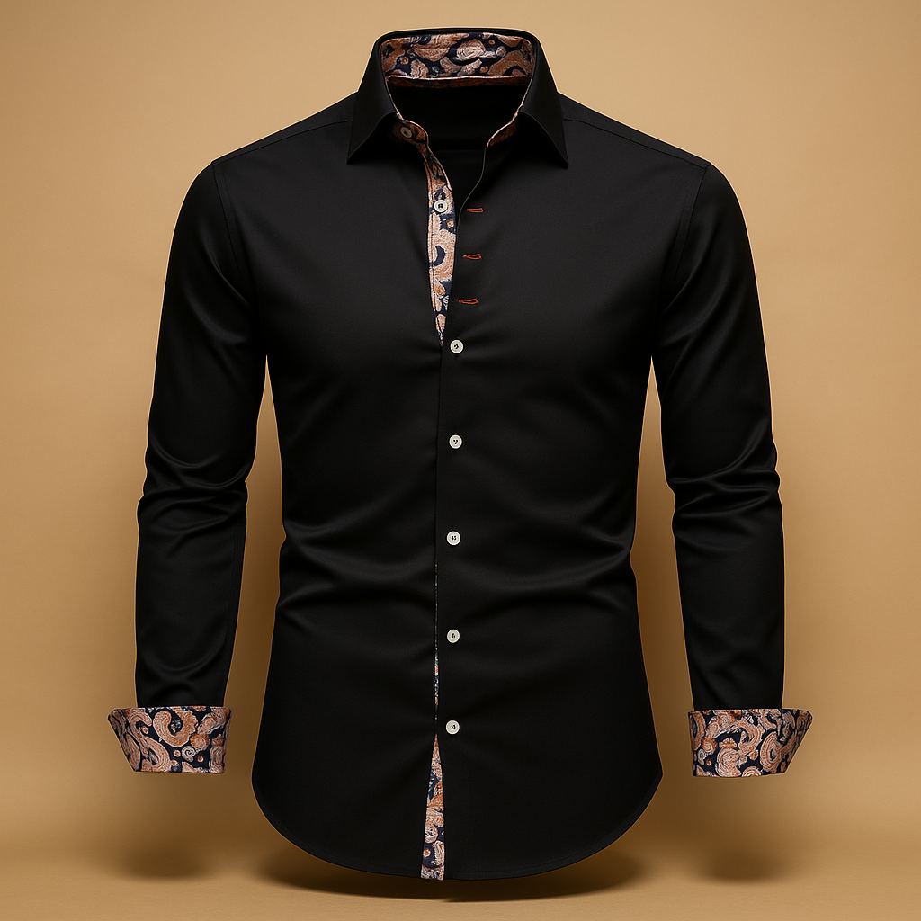 Bram | Modern classic long-sleeve shirt for men · Oliver Bradley