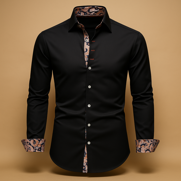 Bram | Modern classic long-sleeve shirt for men · Oliver Bradley