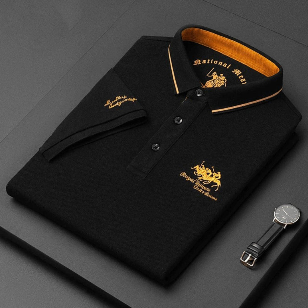BREATHABLE POLO SHIRT FOR MEN · Oliver Bradley