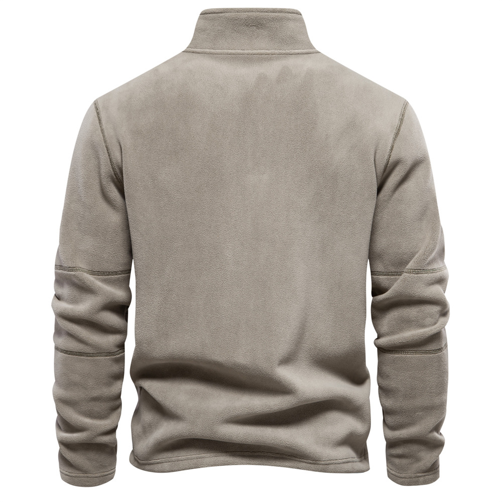 Bruno | Herren Klassisches Sweatshirt mit Viertelreißverschluss am Kragen · Oliver Bradley