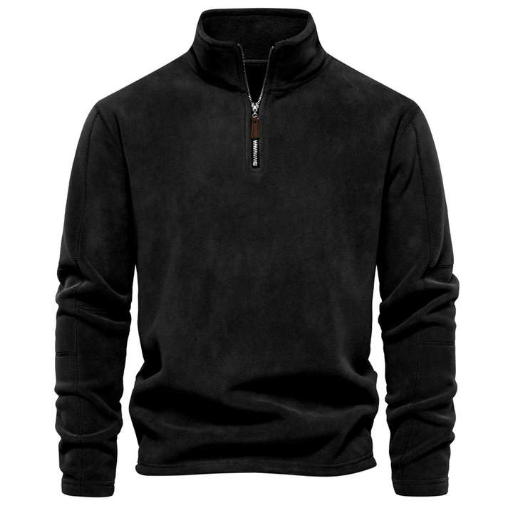 Bruno | Herren Klassisches Sweatshirt mit Viertelreißverschluss am Kragen · Oliver Bradley