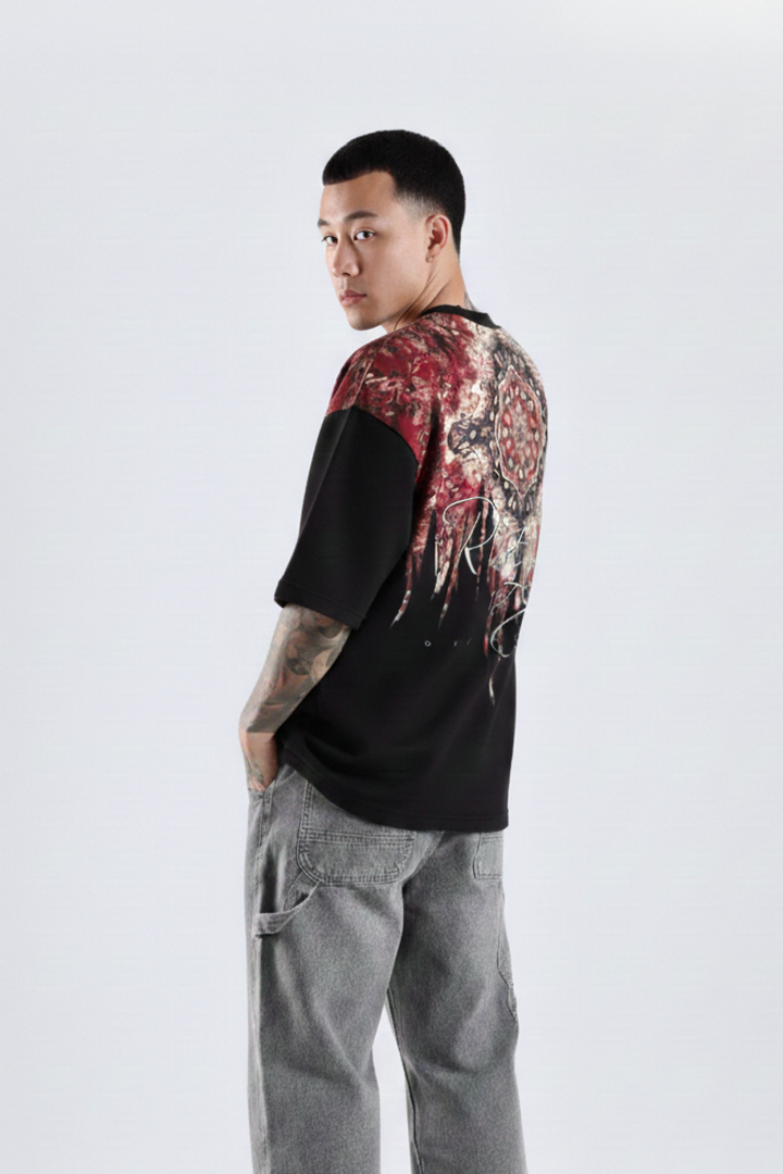 Carpedian Black Oversized Tshirt · Oliver Bradley