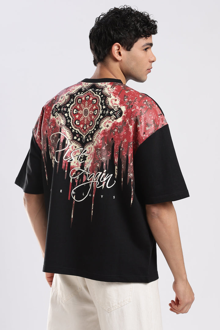Carpedian Black Oversized Tshirt · Oliver Bradley
