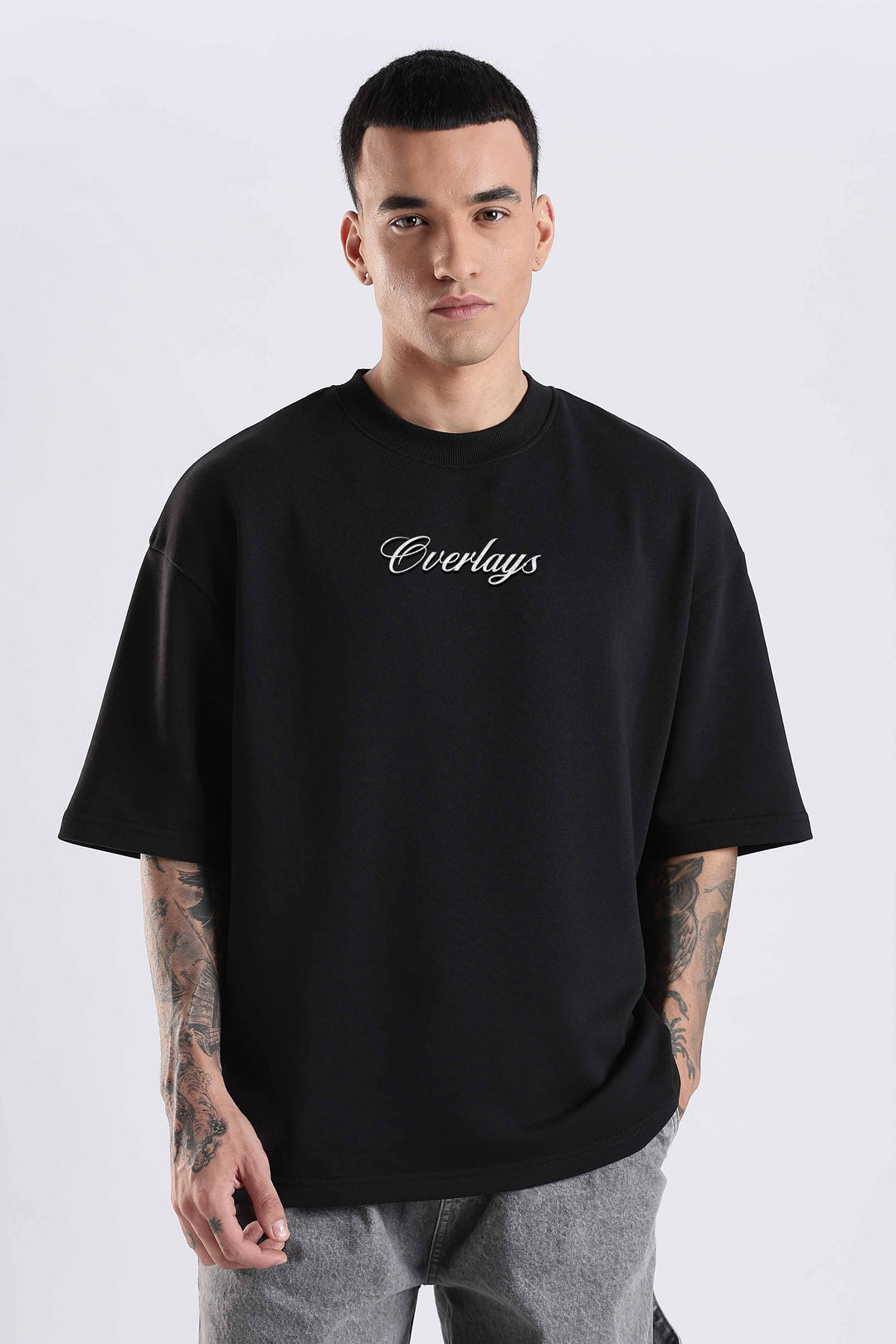 Carpedian Black Oversized Tshirt · Oliver Bradley