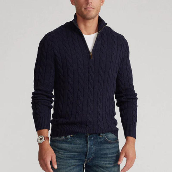Castello | Old Money Half Zip Quarter Sweater · Oliver Bradley