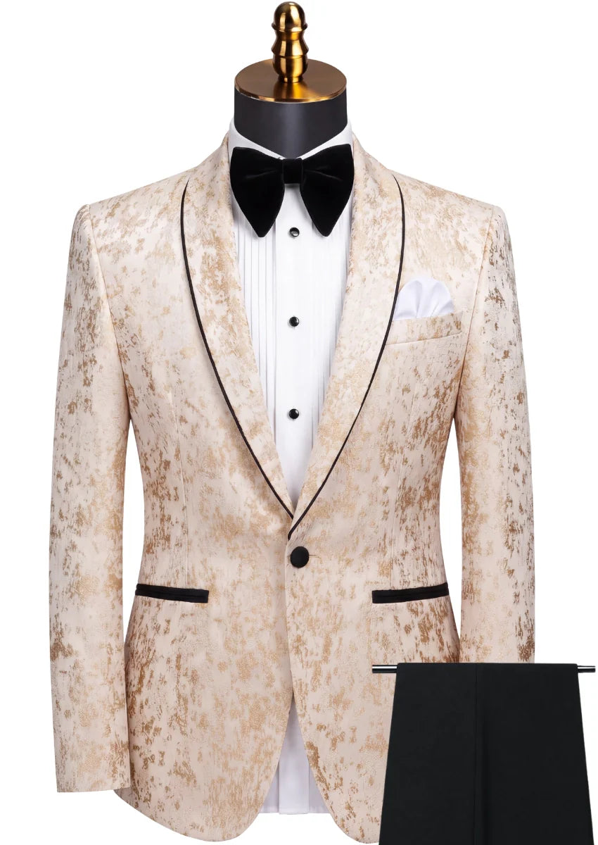 Champagne Pearl Luster Tuxedo (2-Piece) · Oliver Bradley