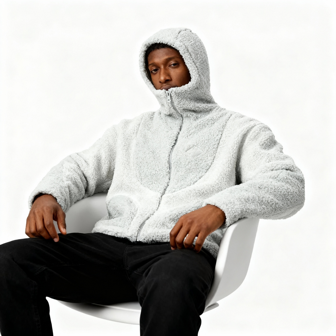 Cloud Lamb Wool Vintage Streetwear Hoodie · Oliver Bradley