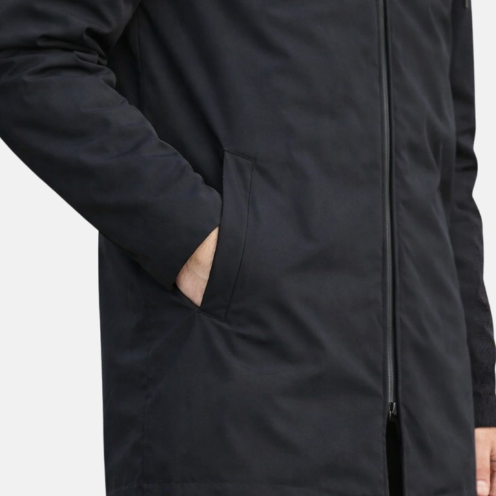 Cole Weatherproof long Coat | Men’s Insulated Winter Outerwear · Oliver Bradley