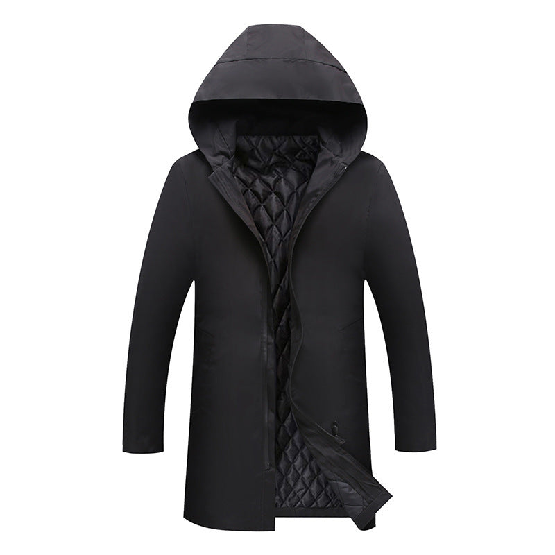 Cole Weatherproof long Coat | Men’s Insulated Winter Outerwear · Oliver Bradley