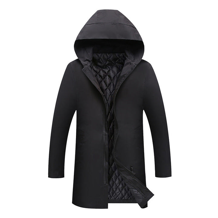 Cole Weatherproof long Coat | Men’s Insulated Winter Outerwear · Oliver Bradley