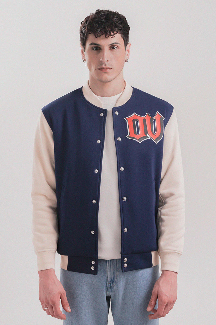 Conqueror Navy Beige Jacket · Oliver Bradley