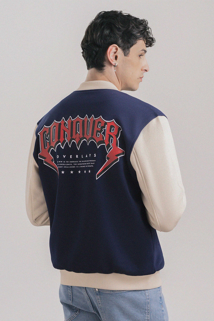 Conqueror Navy Beige Jacket · Oliver Bradley
