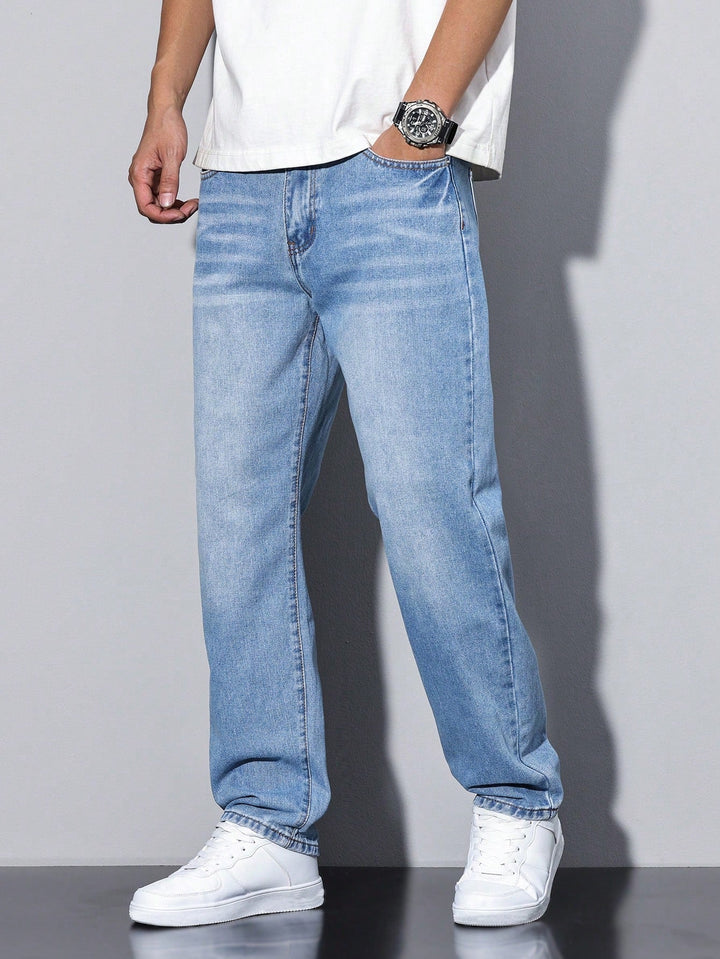 Daan | Effen kleur casual heren jeans · Oliver Bradley