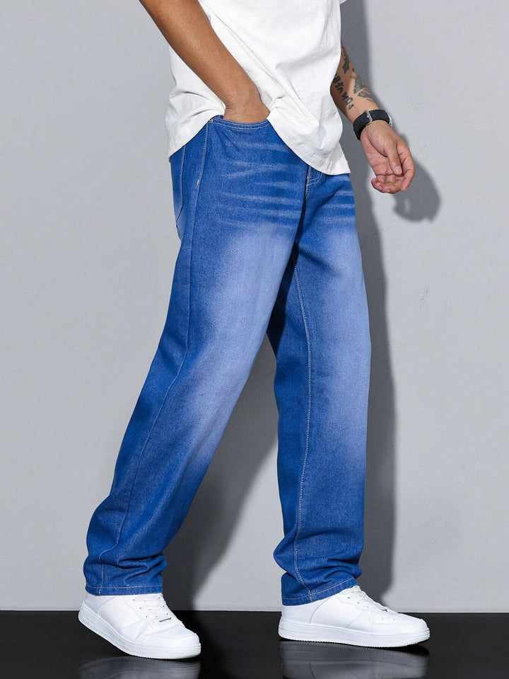 Daan | Effen kleur casual heren jeans · Oliver Bradley