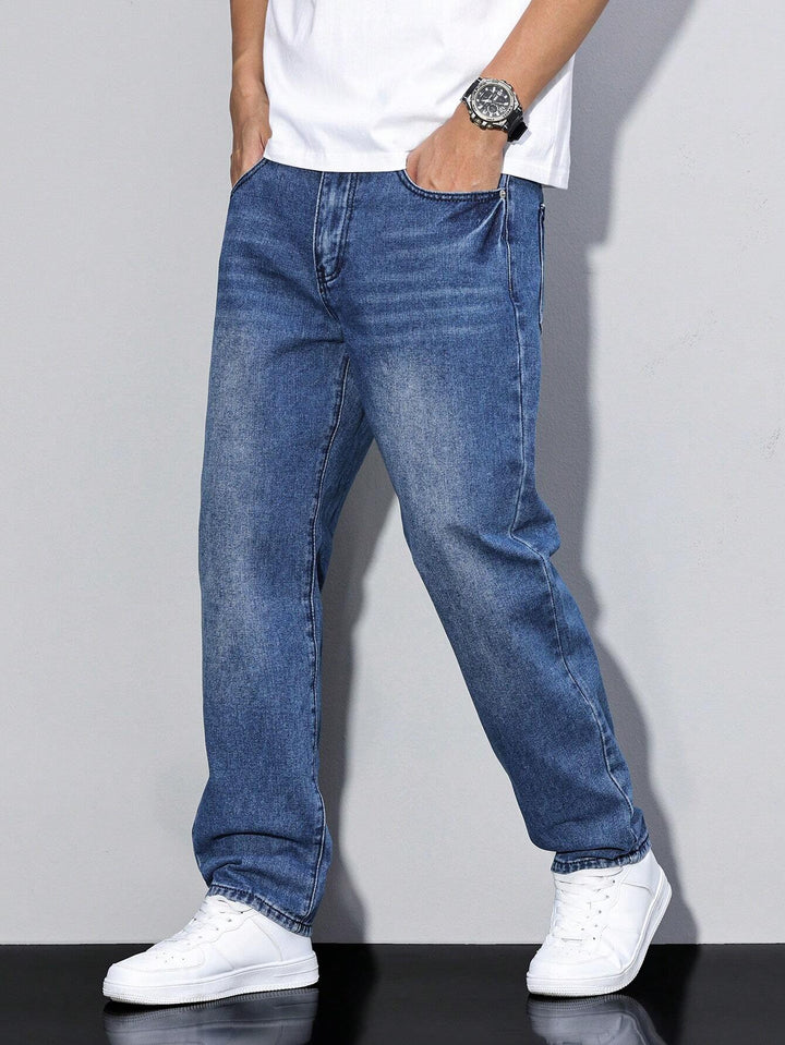 Daan | Effen kleur casual heren jeans · Oliver Bradley